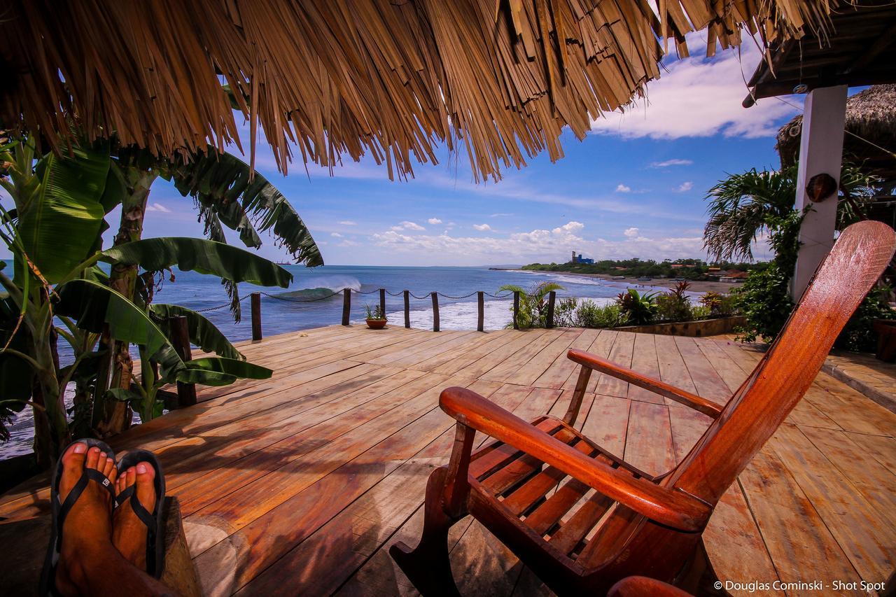 Miramar Surfcamp Villa Puerto Sandino Luaran gambar